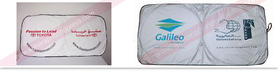 Car Sun Shades Printing Dubai